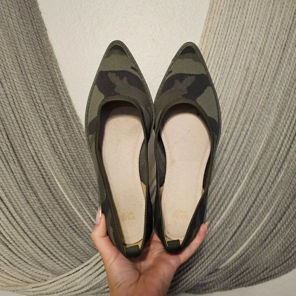 Louise Et Cie Celete Washable Pointed Toe Flat Sz 9